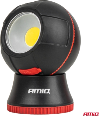 LED inšpekčná baterka 4W COB 2200mAh AMiO-04939