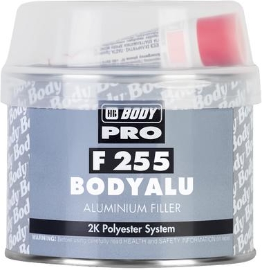 HB BODY - ALU F255 - tmel s hliníkom strieborný 250g