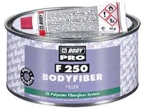 HB BODY - tmel so sklenným vláknom - fiber F250 zelený 1,5KG