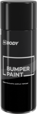 HB BODY - bumper paint - farba na plasty v spreji svetlo šedý 01 400ml