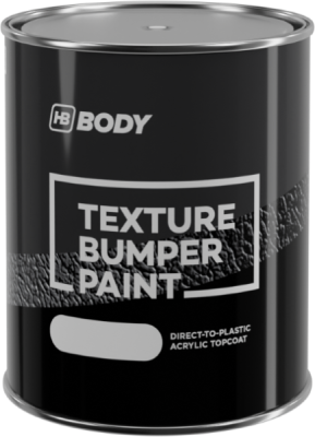HB BODY - Bumper Texture - textúrovaná farba na plasty čierna 1L