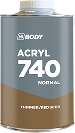 HB BODY - 740 akrylové riedidlo normal transparentný 5L