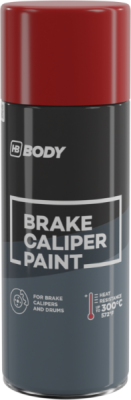 HB BODY - sprej na brzdové strmene červený do 300 °C 400ml