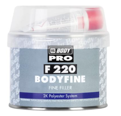 HB BODY - fine F220 - tmel jemný biely 250g