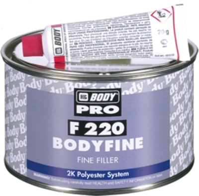 HB BODY - fine F220 - tmel jemný biely 1kg
