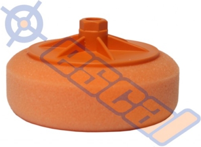 ESCAL - Oranžový hobby leštiaci kotúč na závit stredný, priemer 150mm