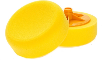 ESCAL - Žltý hobby leštiaci kotúč na závit stredný, priemer 150mm