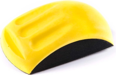 ESCAL - Podložka - brúsny blok na suchý zips, ručná žltá na kotúče 150mm