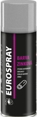 EUROSPRAY - Eurospray AC703 zinkový strieborný sprej 400ml