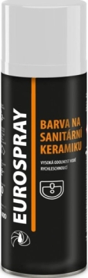 EUROSPRAY - Eurospray AC735 farba na sanitárnu keramiku biela lesklá 400ml