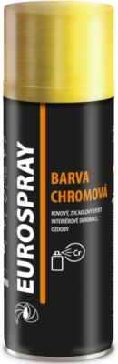 EUROSPRAY - Eurospray AC741 chrómová farba v spreji lesklá 400ml