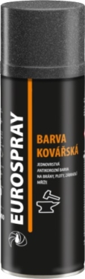 EUROSPRAY - Eurospray V0978 kováčska farba grafit v spreji 3v1 400ml