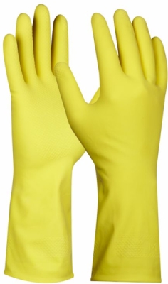 GEBOL - Handschuh Latex "Haushalt" 2er Packung Gr. L