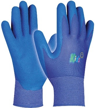 GEBOL - Pracovné rukavice KIDS BLUE vek 5 až 8 , detské