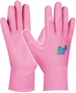 GEBOL - Pracovné rukavice KIDS PINK vek 5 až 8 , detské