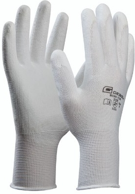 GEBOL - Pracovné rukavice MICRO-FLEX č.7 biele