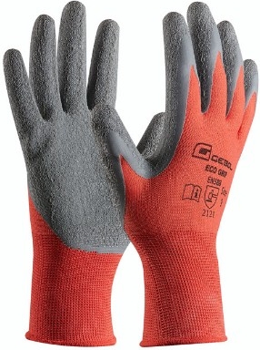 GEBOL - Pracovné rukavice pre montážne práce ECO GRIP č.8, bezšvové