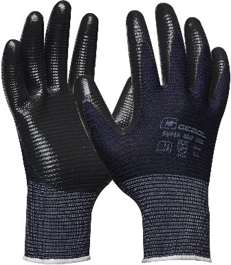 GEBOL - Pracovné rukavice pre montážne práce SUPER GRIP č.10, bezšvové