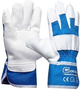 GEBOL - Pracovné rukavice PREMIUM BLUE Junior vek 4 až 6 , detské