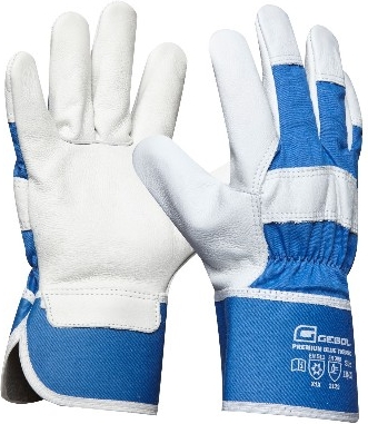 GEBOL - Pracovné rukavice Premium Blue thermo č.10