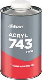 HB BODY - 743 akrylové riedidlo rýchle / fast 1L