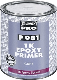 HB BODY - P981 1K epoxy primer - jednozložkový epoxidový základ šedý 1L