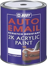 HB BODY - autoemail 9330 2K ACRYL PAINT RAL 9006 1L