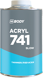 HB BODY - 741 akrylové riedidlo pomalé transparentné 1L