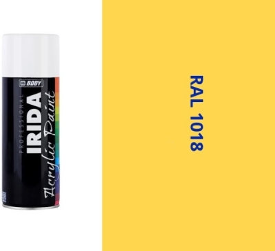 HB BODY - irida RAL 1018 zinkovo žltá farba v spreji 400ML