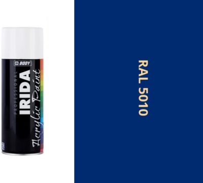 HB BODY - irida RAL 5010 enziánová modrá FARBA V SPREJI 400ML