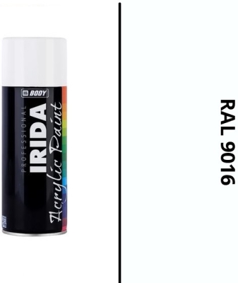 HB BODY - IRIDA RAL 9016 biela lesklá FARBA V SPREJI 400ML