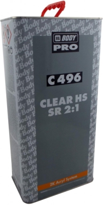 HB BODY - 496 HS 2:1 SR akrylový lak transparentný 5L