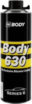 HB BODY - 630 BITUMEN COATING asfaltový náter čierny 1kg na UBS pištoľ