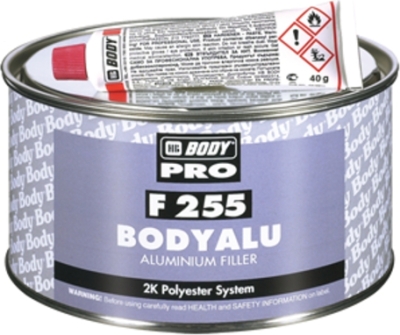 HB BODY - ALU F255 - tmel s hliníkom strieborný 1,8 KG