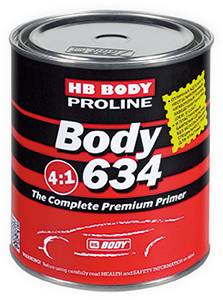 HB BODY - PRIMER 634 4:1 plnič šedý 0,8L