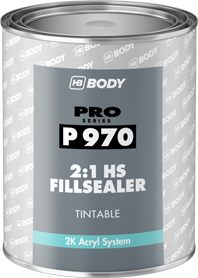 HB BODY - 970 2K 2:1 plnič transparentný 1 l