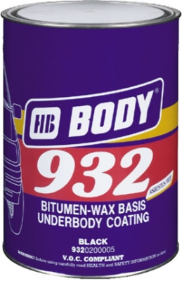 HB BODY - 932 čierna 4L