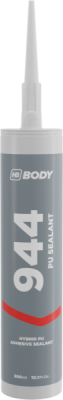 HB BODY - 944 Polyuretánový Tmel Lepiaci Biely 300ml