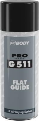 HB BODY - Flat guide - kontrol sprej čierny 400 ml