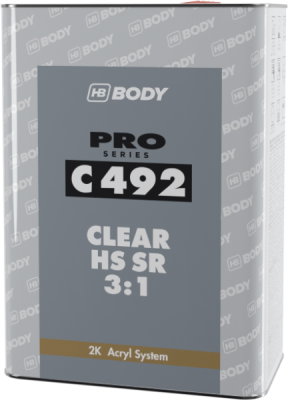HB BODY - 492 HS 3:1 SR akrylový lak transparentný 3L
