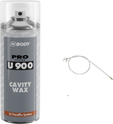 HB BODY - 900 cavity wax - sprej na dutiny hnedý 400ml - s hadičkou 60cm