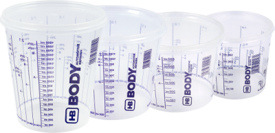 HB BODY - plastová nádoba s odmerkou 1300ml