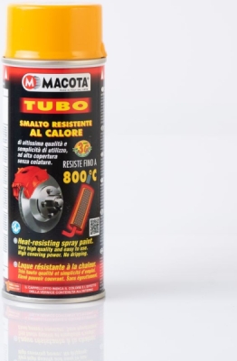 MACOTA - Sprej na brzdové strmene, výfuky a do 800 °C žltý 400ml