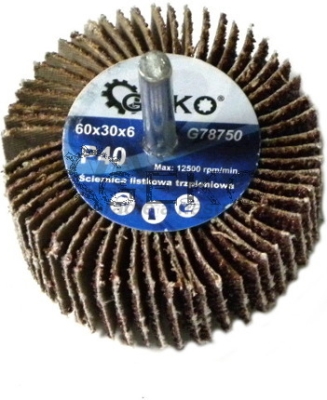 RVK - Brúsny listový kotúč na stopke 60x30x6 P60