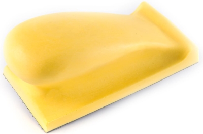SMIRDEX - 967 brúsna podložka - brúsny blok na suchý zips,žltý 70x125mm