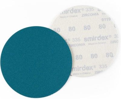 SMIRDEX - 335 zirkónové brusivo, kruhový výsek na suchý zips 125mm P120
