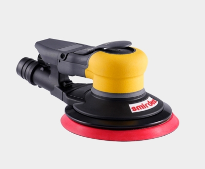 SMIRDEX - Pneumatická orbitálna brúska 150mm, orbit 5mm, 53 dier