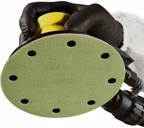 SMIRDEX - 840 keramický kruhový výsek, vysoká odolnosť 125mm 8 dier P400