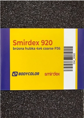 SMIRDEX - 920 brúsne hubky 4x4 coarse P36