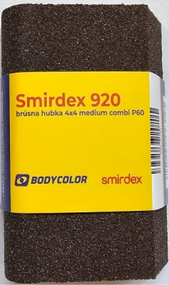 SMIRDEX - 920 brúsne hubky 4x4 medium combi P60